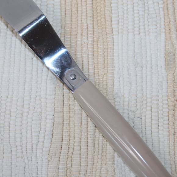 VTG FLINT ARROWHEAD STAINLESS CAKE KNIFE SPATULA WHEAT HARVEST HANDLE 12 3/8 USA - Picture 9 of 13